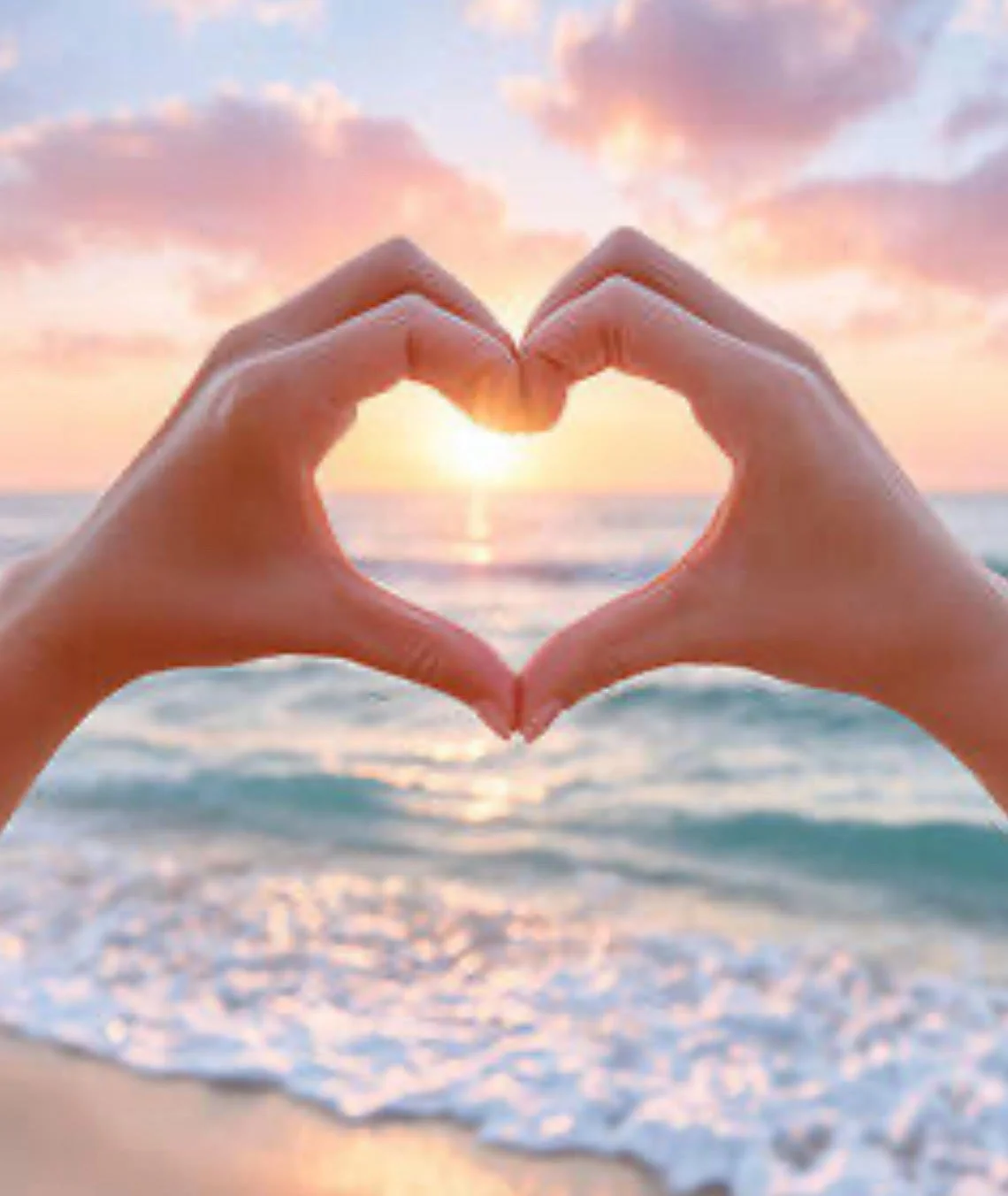 Calm ocean at sunrise, symbolising hope and healing